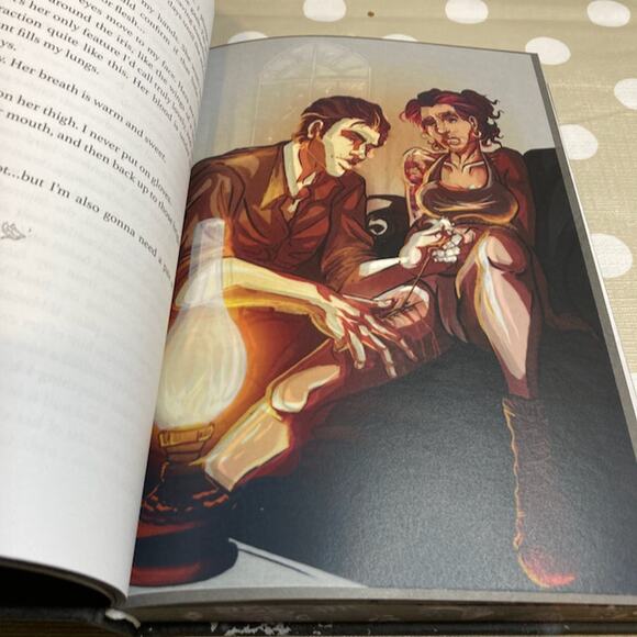 04 Onyx Box GRIMSTONE Sophie Lark LIKE NEW Slipcase w/Sprayed Edges & Letter - Picture 6 of 6